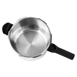 Panela de Pressão 7,6 L Rochedo com Fechamento Externo Alumínio Antiaderente Clássico e Tampa Polida - 5 Panela de Pressão 7,6 L Rochedo com Fechamento Externo Alumínio Antiaderente Clássico e Tampa Polida - 5