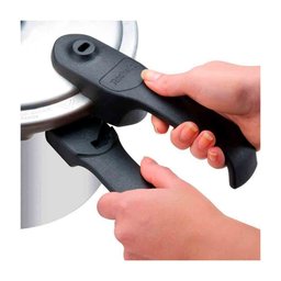 Panela de Pressão 7,6 L Rochedo com Fechamento Externo Alumínio Antiaderente Clássico e Tampa Polida - 13 Panela de Pressão 7,6 L Rochedo com Fechamento Externo Alumínio Antiaderente Clássico e Tampa Polida - 13