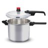 Panela de Pressão 7,6 L Rochedo com Fechamento Externo Alumínio Antiaderente Clássico e Tampa Polida - 2