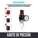 Ver imagem 3 de Filtro Regulador Ar Compressor 1/4 Pressure Tekna Motomil