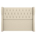 Ver imagem 6 de Cabeceira Casal King Cama Box 195cm Malva I02 Linho Bege - Mpozenato