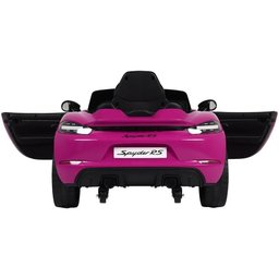 Carro Eletrico Infantil Porche Spyder 718 12v Rosa - Belfix - 5