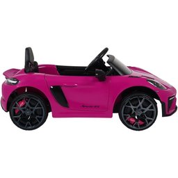 Carro Eletrico Infantil Porche Spyder 718 12v Rosa - Belfix - 3