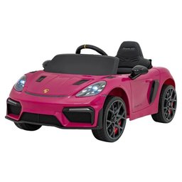 Carro Eletrico Infantil Porche Spyder 718 12v Rosa - Belfix - 1
