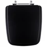Assento Sanitário Poliester Boss Noir Preto Fosco para Vaso Incepa - 1