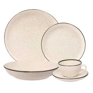 Aparelho de Jantar 30 Peças Flat Duna Oxford