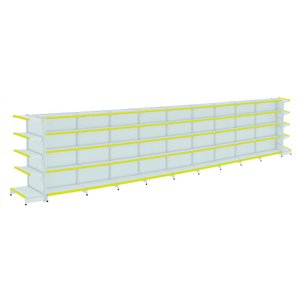 Gondola Centro 170 Fit Ate 9 Metros 2 Ponta Branco 100b Pe Amarelo