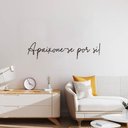 Ver imagem 4 de Adesivo Decorativo Frase Motivacional Apaixone-se por Si! Decoração Sala Kanto Store Adesivo de Pare