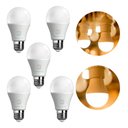 Ver imagem 1 de Kit 5 Lâmpadas Bulbo Led 12w Bivolt E27 Branco Frio e Quente