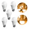 Kit 5 Lâmpadas Bulbo Led 12w Bivolt E27 Branco Frio e Quente - 1