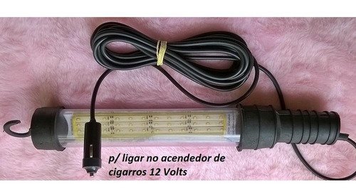 Pendente Luz 72 Leds Fio PP 8 Mts. Ligar Acendedor - 5