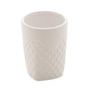 Ver imagem 3 de Conjunto 3 Peças Banheiro Branco e Prata de Cerâmica Summit - Lyor