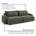 Ver imagem 5 de Sofá Cama Modular Orgânico Retrátil 4 Lugares 270cm com Base em Madeira Maciça Oxford