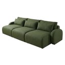 Ver imagem 2 de Sofá Cama Modular Orgânico Retrátil 4 Lugares 270cm Base Madeira Maciça Oxford