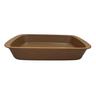 Assadeira de Porcelana Retangular 34x21cm 2 Litros Tango Marrom Oxford - 1