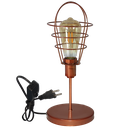 Ver imagem 1 de Luminária Mesa Abajur Mini Aramado Lampshape Cobre P/décor