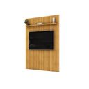 Ver imagem 1 de Painel Trento Ripado para Tvs até 65 Polegadas Cedro