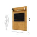 Ver imagem 7 de Painel Trento Ripado para Tvs até 65 Polegadas Cedro