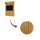 Ver imagem 6 de Painel Trento Ripado para Tvs até 65 Polegadas Cedro