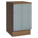 Ver imagem 1 de Balcão de Cozinha 50 cm 1 Porta Rustic/Cinza Lux Madesa