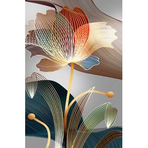 Quadro Decorativo Floral Tela Canvas 100x70cm Ideal Sala e Quarto