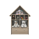 Ver imagem 1 de Casinha Organizadora de Brinquedos Infantil 100% Mdf Plancasa:carvalho