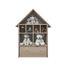 Casinha Organizadora de Brinquedos Infantil 100% Mdf Plancasa:carvalho - 1