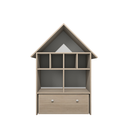 Ver imagem 2 de Casinha Organizadora de Brinquedos Infantil 100% Mdf Plancasa:carvalho