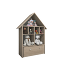 Ver imagem 3 de Casinha Organizadora de Brinquedos Infantil 100% Mdf Plancasa:carvalho