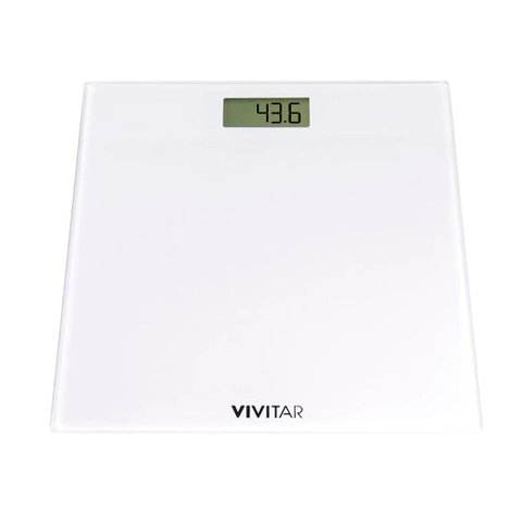 Balança Digital Automática para Banheiro com visor grande - 180 Kg Branca