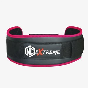 Cinto Cinturão Nc Extreme Cross Training Lpo Musculação - Preto/rosa:m