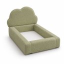 Ver imagem 1 de Cama Infantil Montessoriana c/ Colchão Antialérgico 100x1.75:Boucle Verde