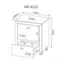 Ver imagem 7 de Conjunto Escritorio Completo 8 Peças Cj22 Nogal Nogal