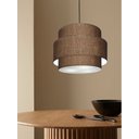 Ver imagem 4 de Lustre para Sala de Jantar Vivare Md-4396 Cúpula em Tecido 60cm