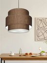 Ver imagem 3 de Lustre para Sala de Jantar Vivare Md-4396 Cúpula em Tecido 60cm