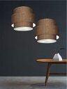 Ver imagem 6 de Lustre para Sala de Jantar Vivare Md-4396 Cúpula em Tecido 60cm