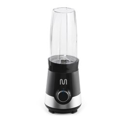 Liquidificador Shake 2 Copos 800ml, 3 Velocidades, 300w-127v Preto e Prata - Go013 Go013 Multilaser - 1