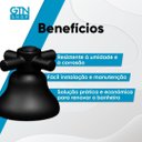 Ver imagem 3 de Acabamento para Registro Docol/deca Abs 091704 Blukit C-37 Preto