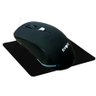 Kit Mouse Gamer USB Led MOU-6933 Preto + Mousepad 22x18cm - 1