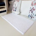 Ver imagem 1 de Tapete Base Antiderrapante Latex Popcorn 50x100 Appel Branco