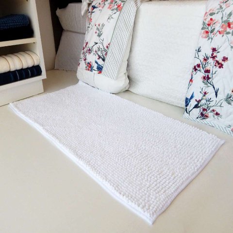 Tapete Base Antiderrapante Latex Popcorn 50x100 Appel Branco