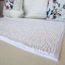 Ver imagem 2 de Tapete Base Antiderrapante Latex Popcorn 50x100 Appel Branco
