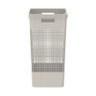 Cesto de Roupa Grid Bege 49 L com Tampa 38 x 28 x 55,2 cm - 2