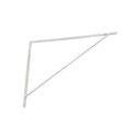 Ver imagem 2 de Kit Suporte Prateleira Com 6 Peças Em Aço Mão Francesa 50x35 - Cor: Branco