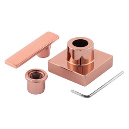 Acabamento Registro Alavanca Rose Gold Banheiro Padrão Deca - 3