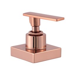 Acabamento Registro Alavanca Rose Gold Banheiro Padrão Deca - 2