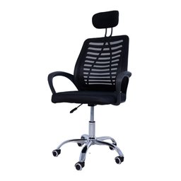 Cadeira de Escritório Office com Rodízios Viena Encosto Alto - 1