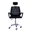 Ver imagem 3 de Cadeira de Escritório Office com Rodízios Viena Encosto Alto