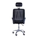 Ver imagem 2 de Cadeira de Escritório Office com Rodízios Viena Encosto Alto