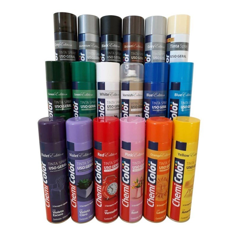 Tinta Spray Verniz Mogno 400 ml Chemicolor - 2